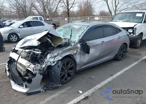 2017 Honda Civic Sport Touring z USA, uszkodzony, nr VIN SHHFK7H95HU415021